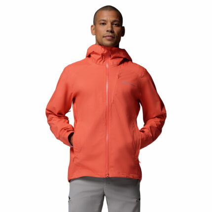 a man wearing a Trailborne 2.5L Shell Jacket