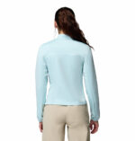 a women wearing a blue Sloan Crest Full Zip Fleece Jacket