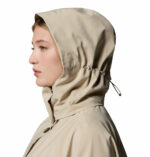 a women wearing a Amazetrench Rain Jacket