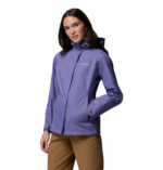 a women wearing a purple Arcadia II Jacket