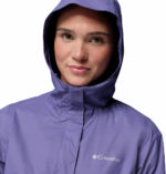 a women wearing a purple Arcadia II Jacket