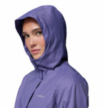 a women wearing a purple Arcadia II Jacket
