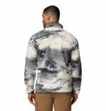 a man wearing a multi colour Helvetia II Printed Half Snap Fleece
