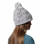 a black and white Cozy Ridge Beanie