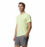a man wearing a yellow Stealth Spring Short Sleeve Shirt