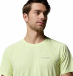 a man wearing a yellow Stealth Spring Short Sleeve Shirt