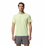 a man wearing a yellow Stealth Spring Short Sleeve Shirt