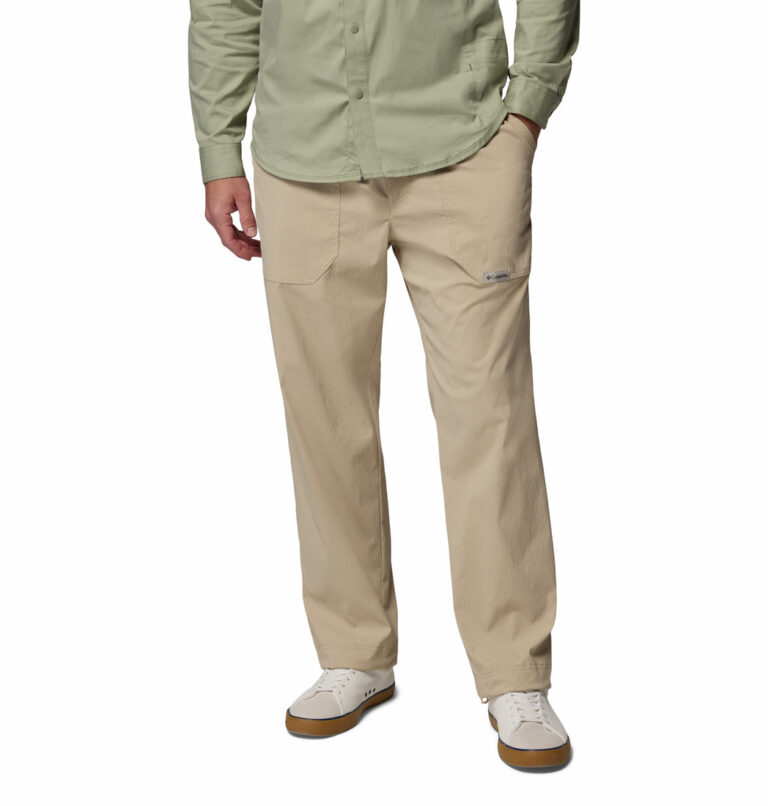 a man wearing a brown Landroamer Scout Pants