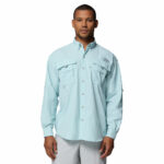 a man wearing a PFG Bahama II Long Sleeve Shirt