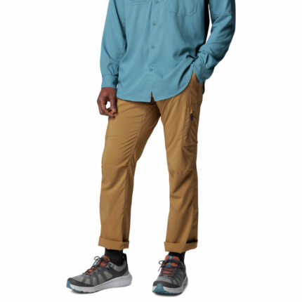 a man wearing a brown Silver Ridge Utility Pants