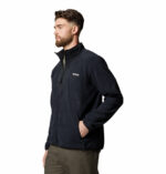a man wearing a black Sequoia Grove Full Zip Fleece