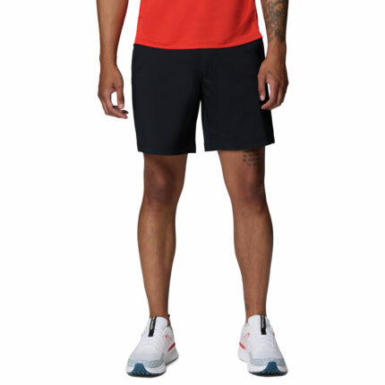 a man wearing Tech Trail Utility Shorts