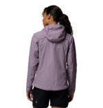 a women wearing a purple Loop Trail III Windbreaker