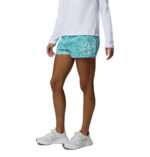 a women wearing PFG Rugged Water Printed Shorts