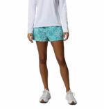 a women wearing PFG Rugged Water Printed Shorts