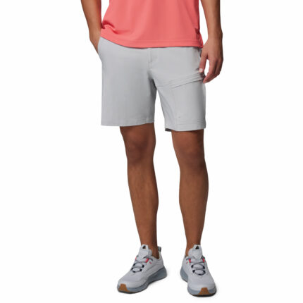 a man wearing PFG Terminal Tackle III Shorts