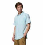 a man wearing a Silver Ridge Utility II Short Sleeve Shirt
