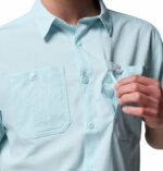 a man wearing a Silver Ridge Utility II Short Sleeve Shirt