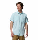 a man wearing a Silver Ridge Utility II Short Sleeve Shirt