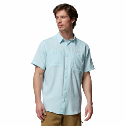 a man wearing a Silver Ridge Utility II Short Sleeve Shirt