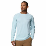a man wearing a Alpine Chill Pro Long Sleeve Crew Shirt