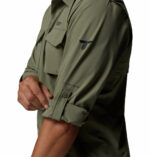 a man wearing a Silver Ridge Elite Long Sleeve Shirt