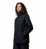 a women wearing a black Bugaboo IV Fleece Interchange Jacket