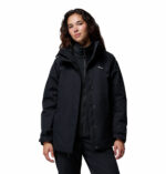 a women wearing a black Bugaboo IV Fleece Interchange Jacket
