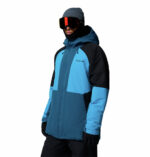 a man wearing a Blue Alpine Echo Insulated Jacket