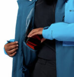 a man wearing a Blue Alpine Echo Insulated Jacket