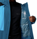 a man wearing a Blue Alpine Echo Insulated Jacket
