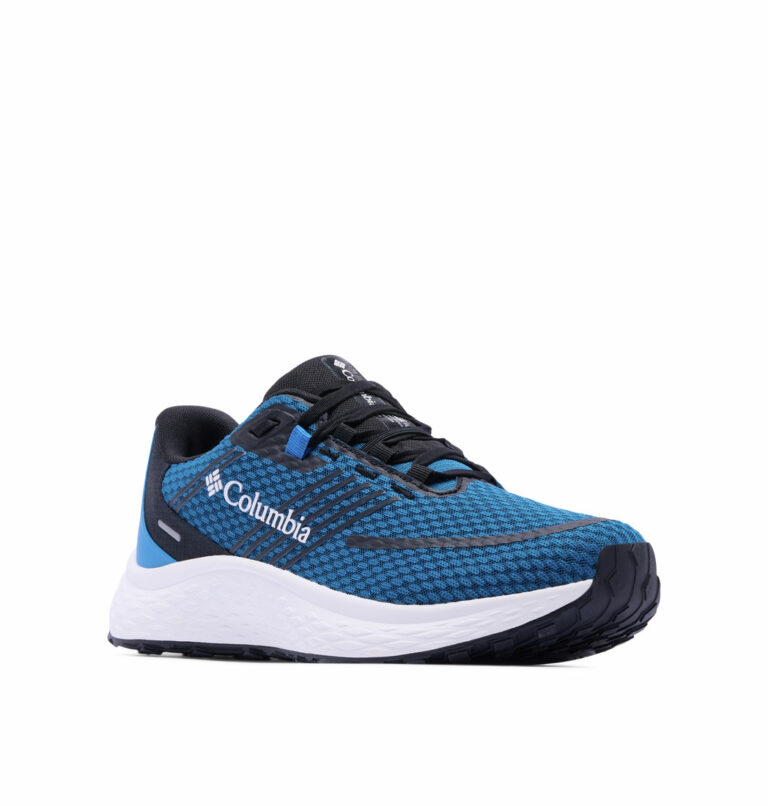 a mens blue Konos Flash Trail Running Shoes