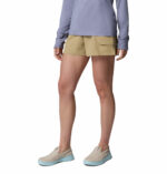 a women wearing PFG Wild Cast Shorts