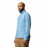 a man wearing a Fast Trek II Full Zip Fleece Jacket
