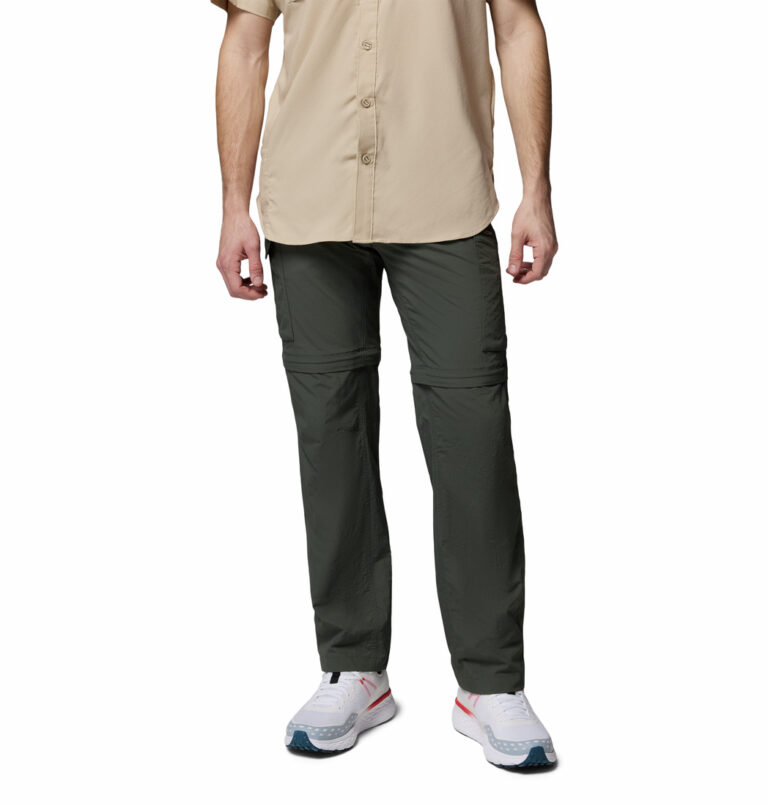 a man wearing Silver Ridge Convertible Pants
