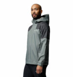 a man wearing a Inner Limits III Rain Jacket