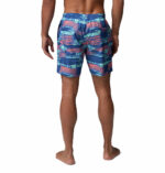 a man wearing a PFG Rambler Printed Water Shorts