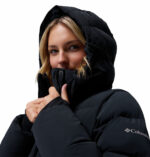 a women's Amaze Puff Mid Hooded Jacket