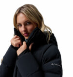 a women's Amaze Puff Mid Hooded Jacket