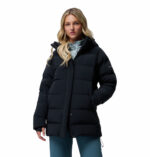 a women's Amaze Puff Mid Hooded Jacket