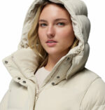 a women's Amaze Puff Hooded Jacket