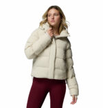 a women's Amaze Puff Hooded Jacket