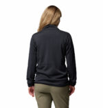 a women wearing a Essential Hike Grid Full Zip Fleece Jacket
