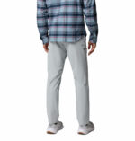 a man wearing PFG Breakline Pants