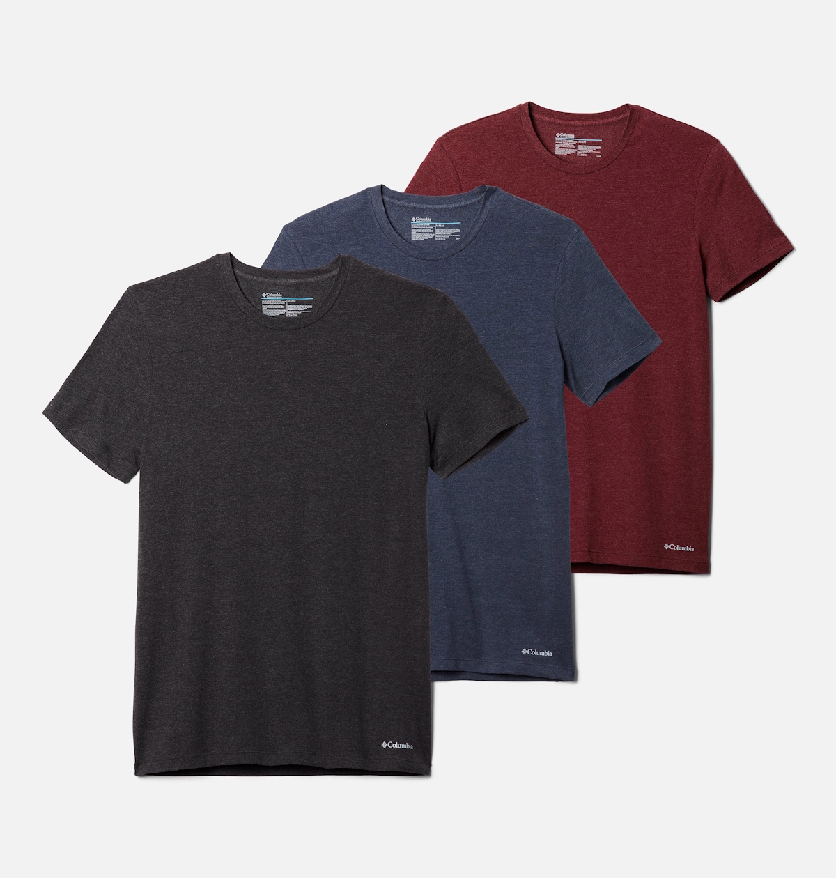Men's Performance Cotton Stretch Crew - 3 pack