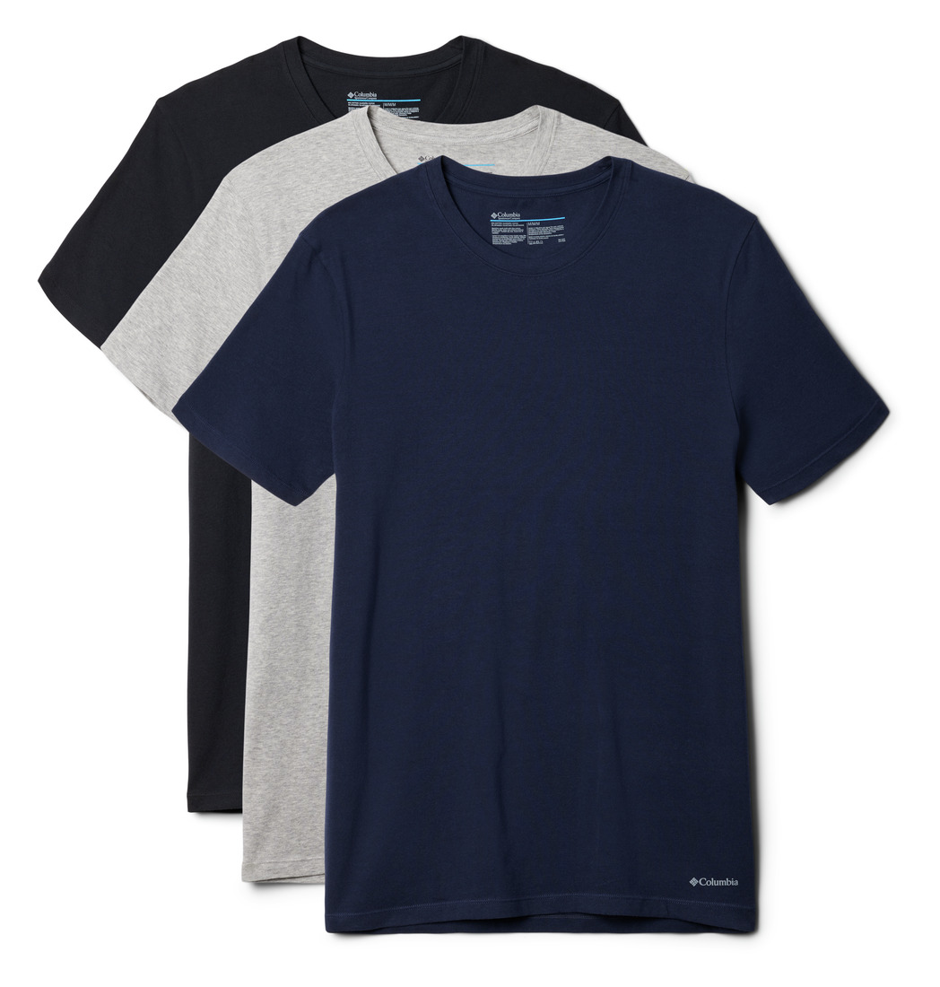 Men's Cotton Stretch Crew - 3 pack