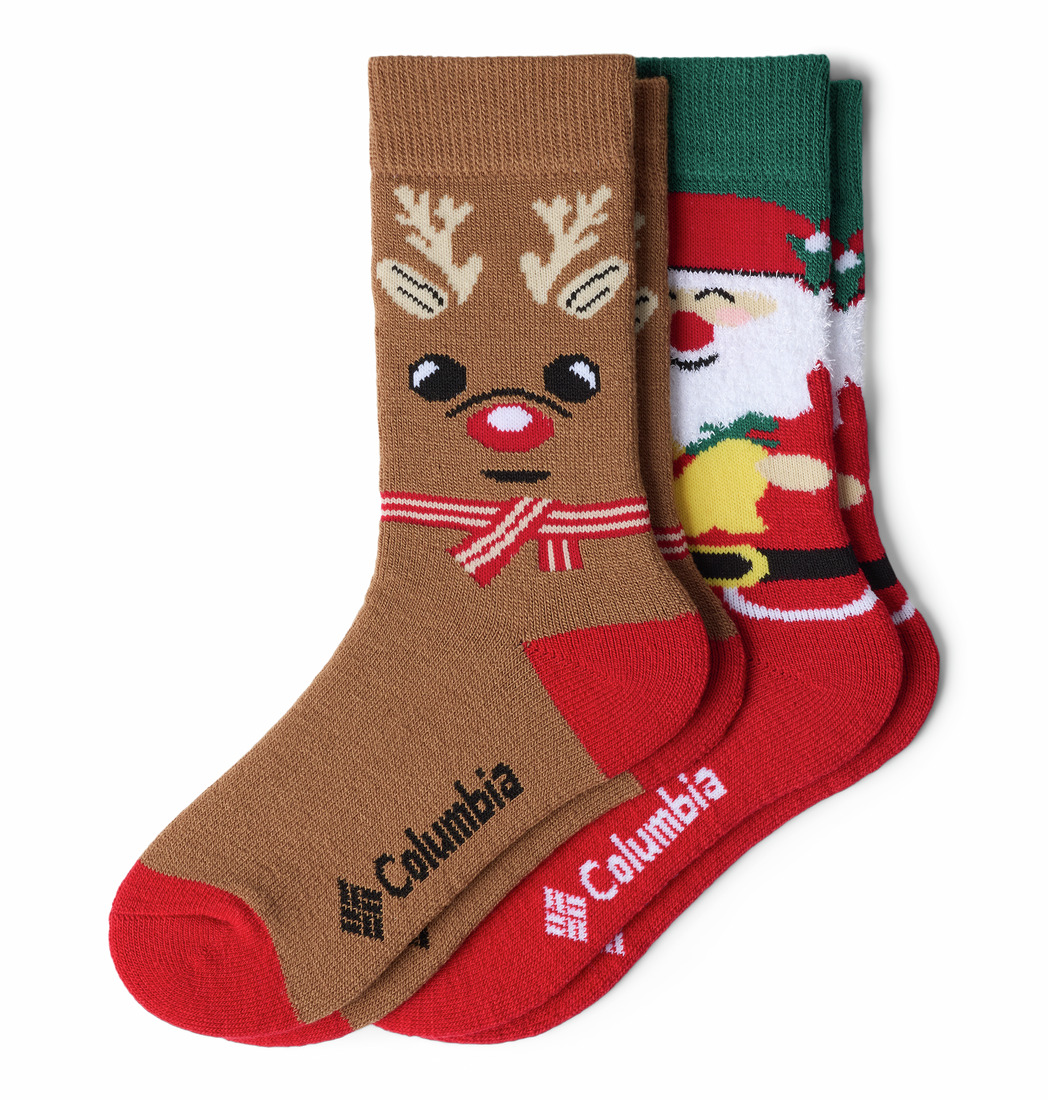 Holiday Spirit Medium Weight Thermal Socks - 2 Pack
