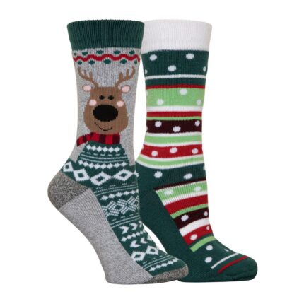 Bundle Up Medium Weight Thermal Socks - 2 Pack