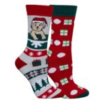 Puppy Love Medium Weight Thermal Socks - 2 Pack